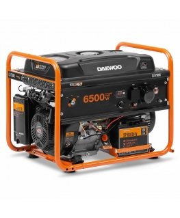 Daewoo GDA 7500E variklis-generatorius 6500 W 30 L Benzinas Oranžinė, Juoda