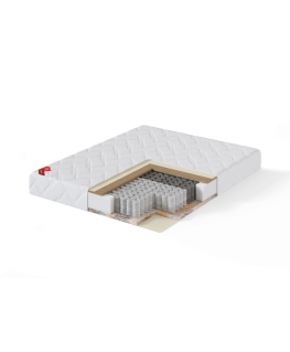 Sleepwell RED ORTHOPEDIC ATSPERU MATRACIS / 160x21x200 / hard / Bamboo Stretch White