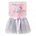Inca Silver Tutu + Ribbon With Crown