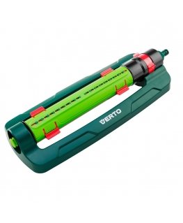 Verto 15G772 water sprinkler Oscillating water sprinkler Plastic Green