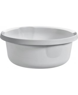 Essentials round bowl 10L grey