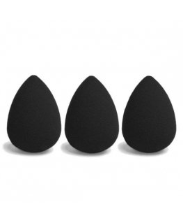 Ibra Mixer Sponge set of 3 black sponges.