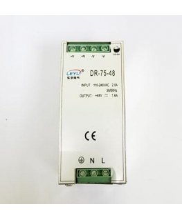 Plug Extra Digital Power source 48V, 1.6A, 75W, mounted on a DIN rail