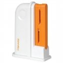 Fiskars 1020499 knife sharpener Pull through knife sharpener Orange, White