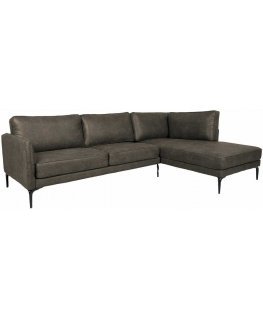 Corner sofa SOFIA RC, dark olive