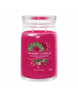 Yankee Candle Sparkling Winterberry wax candle Round Red 1 pc(s)