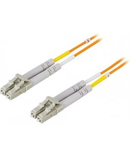 Deltaco LCLC-2M InfiniBand/fibre optic cable 2x LC Oranssi