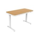 Tuckano Electric height adjustable desk ET119W-C white/oak