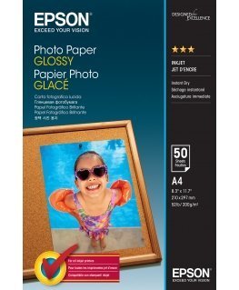 Epson Photo Paper Glossy - A4 - 50 Arkkia