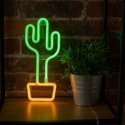 Forever Light Neon LED Light CACTUS orange green Bat + USB FLNEO2 Light decoration figure