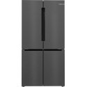Bosch Serie 6 KFN96AXEA side-by-side refrigerator Freestanding 605 L E Black