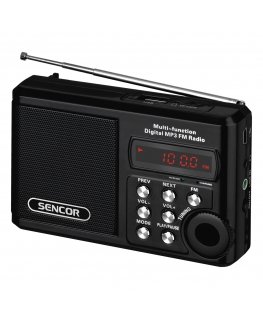 Sencor SRD 215 B raadio Analoog Must