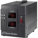 PowerWalker AVR 2000/SIV jännitteensäädin 2 AC-pistorasia(a) 230 V musta