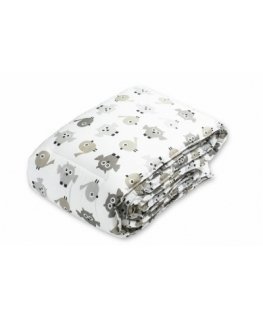 Anne & Mikael -reunapehmuste, 30 x 360 cm, pöllö, harmaa