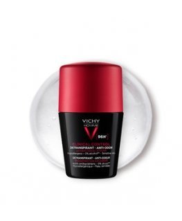 Vichy Homme Clinical Control 96H Detranspirant Roller, 50 ml