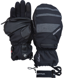 Vallerret Skadi Zipper Mitt LRS: Black XXL