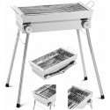 Royal Catering Collapsible charcoal grill with grill 43 x 25 cm