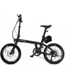 Beaster Scooter El. carbon frame bike, BS125B, black, 250W