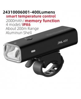 Rockbros front bicycle light 24310006001 400 lm - black