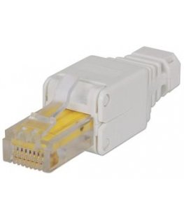 Intellinet RJ45 Modular Plug, Toolless Connector, Cat5/5e/6, 22-26 AWG solid and stranded UTP cables