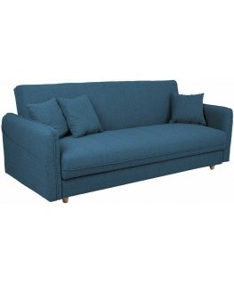 Blue Sofa bed VISBY 200x88xH93cm, mėlynas