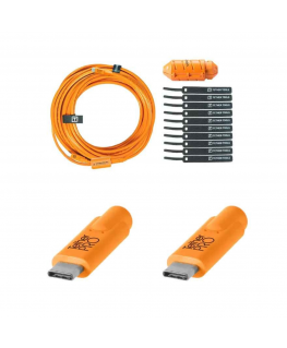 Tether Tools USB-C to Micro-B- Cable-System 9,40m orange