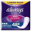 Always Dailies Extra Protect Long Plus Panty Liners