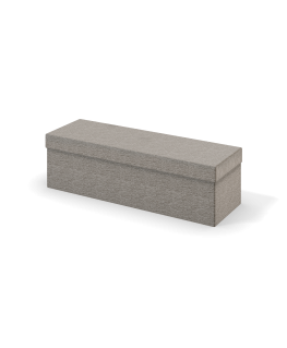 Sleepwell RED/BLACK PLAIN CONTINENTAL BED OTTOMAN / 180x50x47 / VERANO Grey (18134)