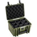 BW Outdoor Cases Type 2000 / Bronze green (divider system)