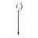 Gembird NL-LEDRING-01 USB gadžets Melns, Balts Lampa