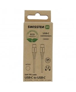 Swissten Soft 3A USB-C - USB-C Data and Charging Cable 1.2m