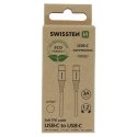 Swissten Soft 3A USB-C - USB-C Data and Charging Cable 1.2m