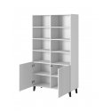 Cama Shelving unit PAFOS 100x40x176.5 cm white matt