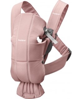 BabyBjörn Mini Woven -kantoreppu, dusty pink