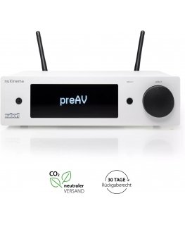 Nubert nuXinema preAV preamplifier, white