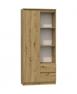 Topeshop RS-80 BILY ART biroja grāmatu skapis