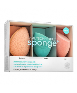 Real Techniques Sponge Pro-Matte Poreless Perfection Lote 3 Piezas