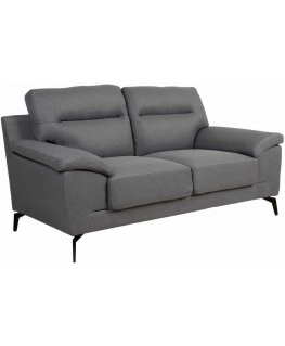 Armchair Sofa ENZO 2-seater, dark gray