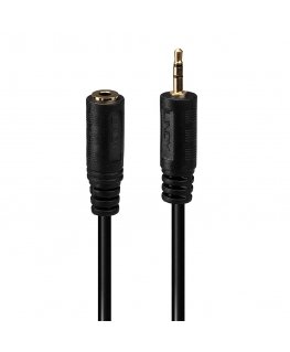 Lindy 35698 audiokaabel 0,2 m 2.5mm 3.5mm Must