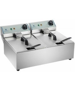 Royal Catering Double electric fryer 2x5L