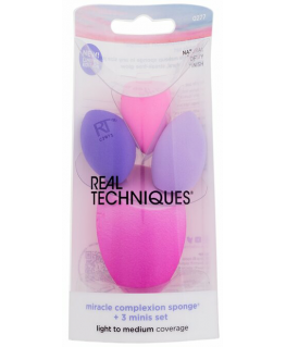 Real Techniques Miracle Complexion Sponge + 3 Minis Set Applicator