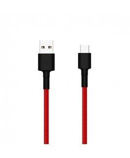 Xiaomi SJV4110GL USB-kaabel 1 m USB A USB C Must, Punane
