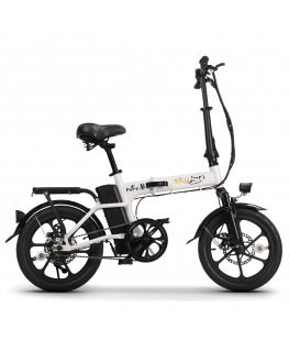Elektriskais velosipēds SKYJET 16 Nitro balts