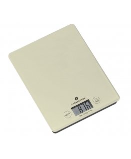 Zassenhaus Balance White Countertop Rectangle Electronic kitchen scale