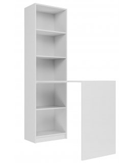 Topeshop R50 BIEL Z BIURKIEM datorgalds Balts