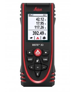 Leica DISTO X3 Laseretäisyysmittari musta 150 m