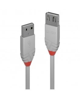 Lindy 36713 USB кабель 2 m USB 2.0 USB A Серый