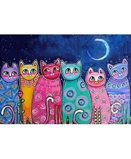 Beldizart Colorful cats 70*48 cm WD2390