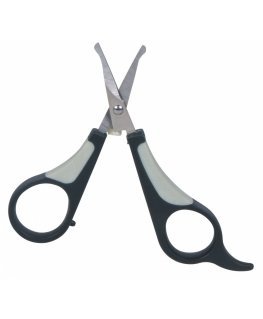 TRIXIE 2360 pet grooming scissors Black, Grey, Stainless steel Ambidextrous Universal