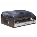 Denver VPR-190 audio turntable Brown